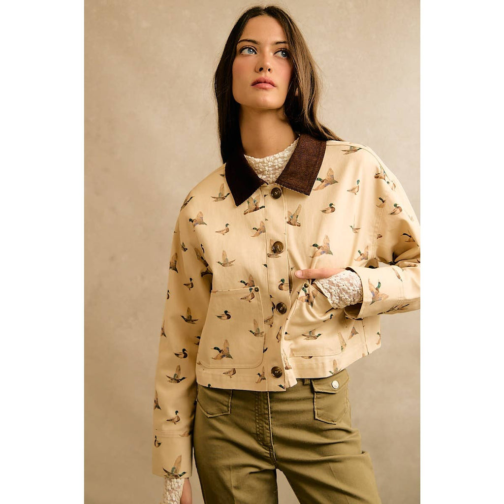 Mallard Duck Print Jacket