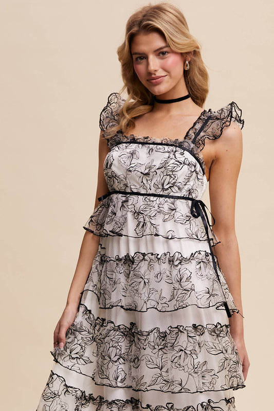 Delicate Lace Maxi Dress