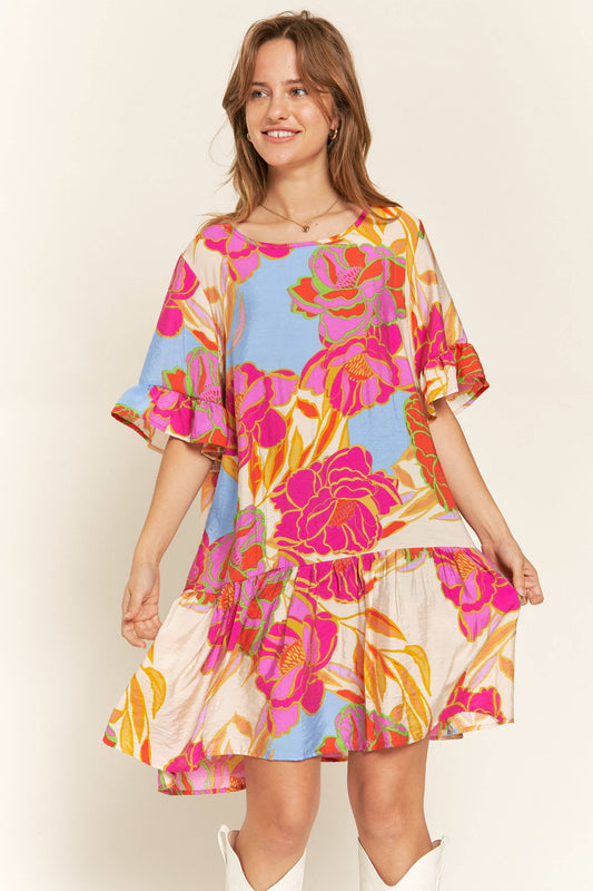 Wildflower Ruffled Babydoll Dress