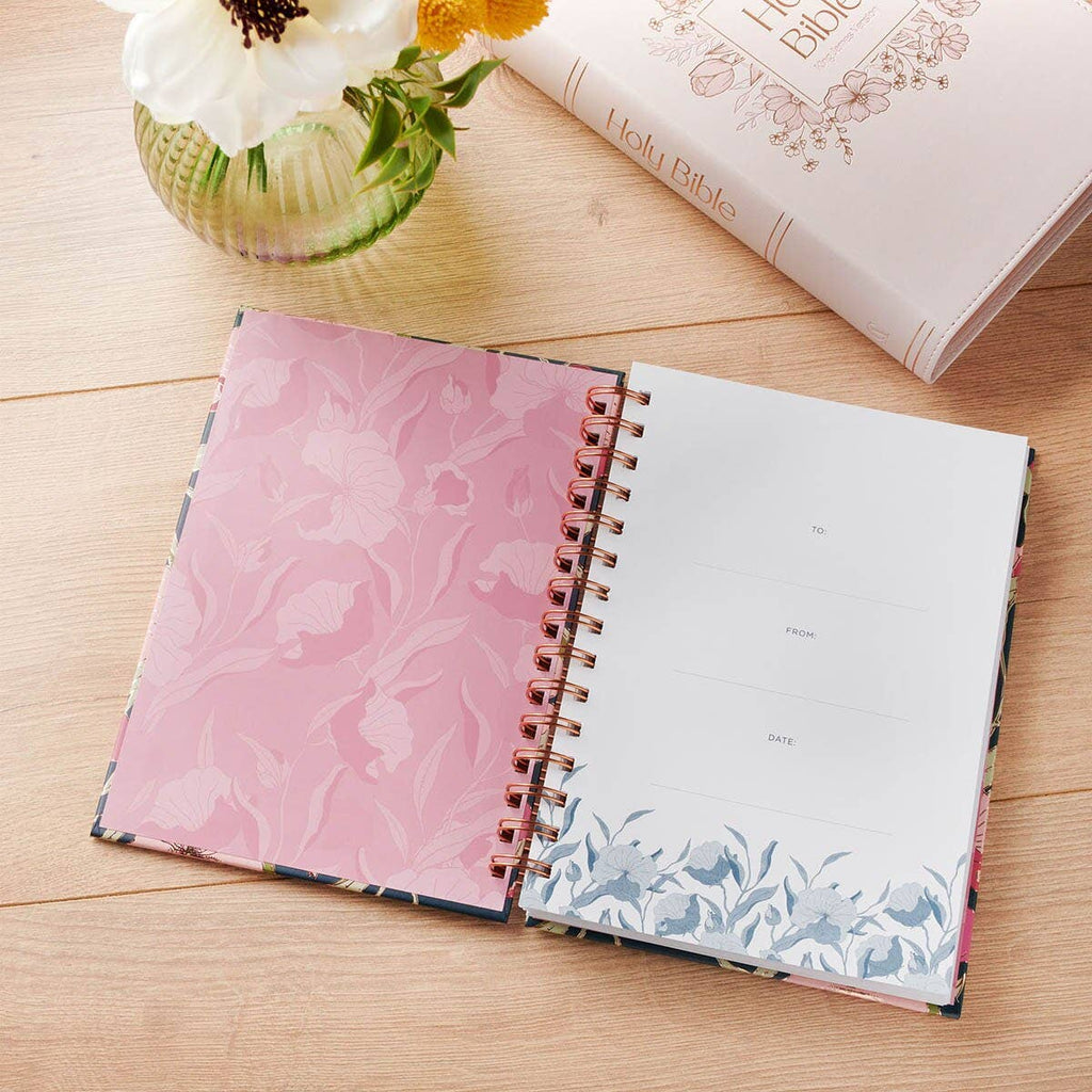 Prov. 2:5 Spiral Floral Journal