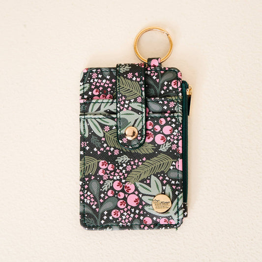 Keychain Wallet- Jolly Sprig Green