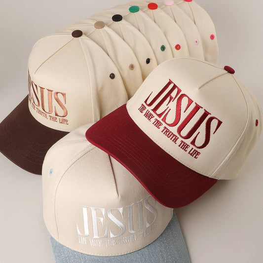 JESUS Embroidered Trucker Hat