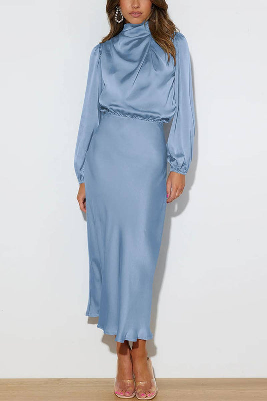 Aurora Satin Maxi Dress