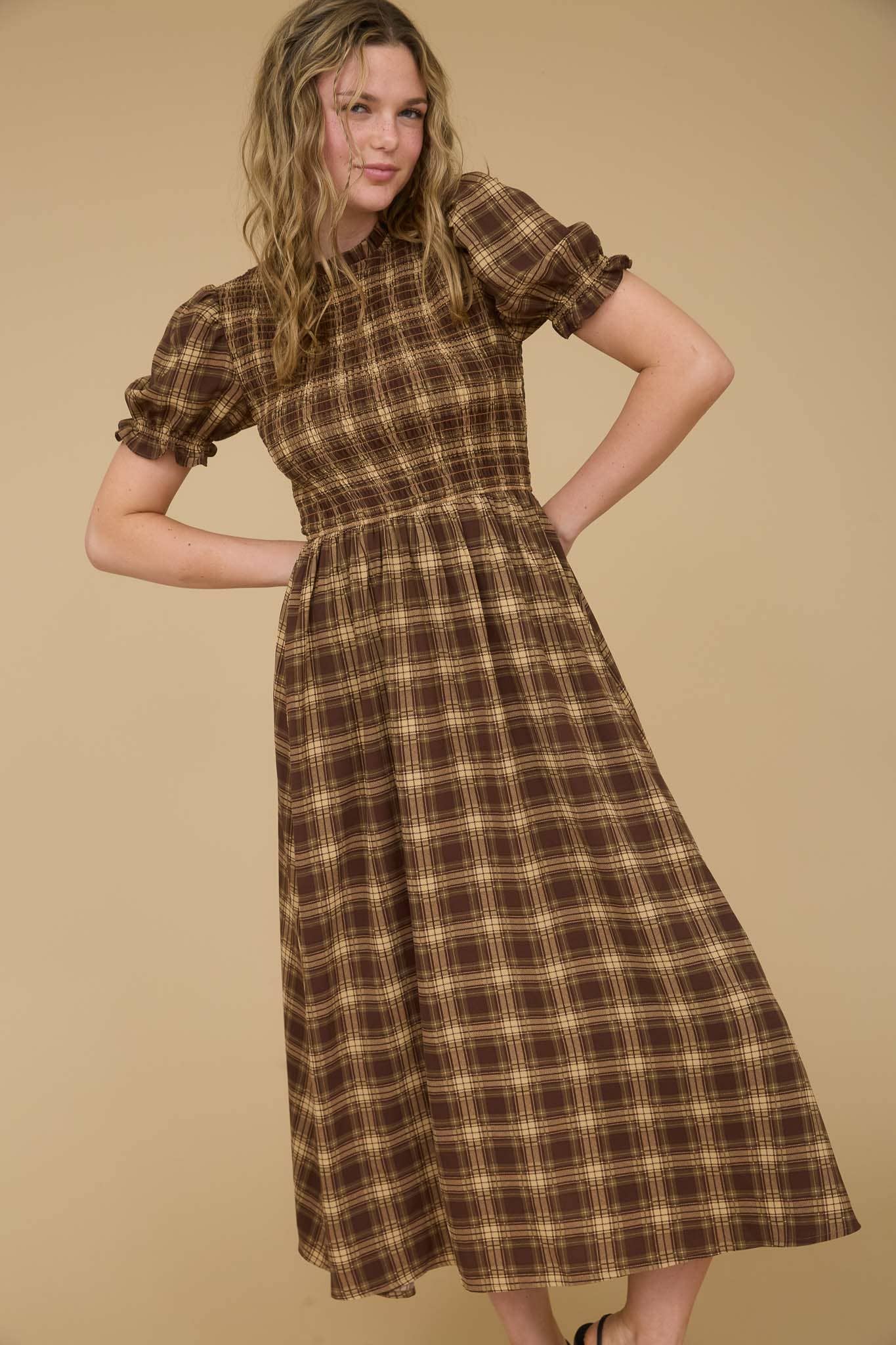 The Rowan Plaid Dress