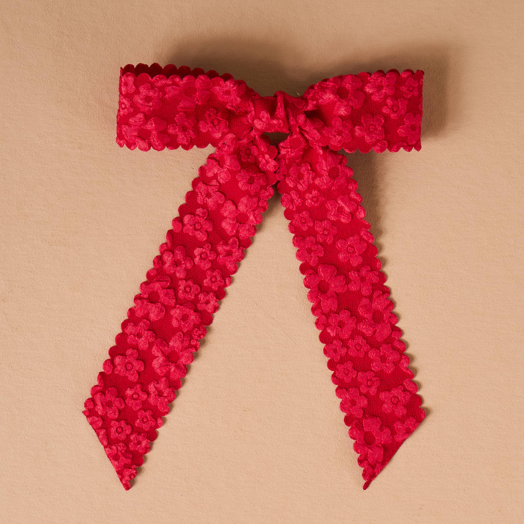 Darling Hair Bow - Red