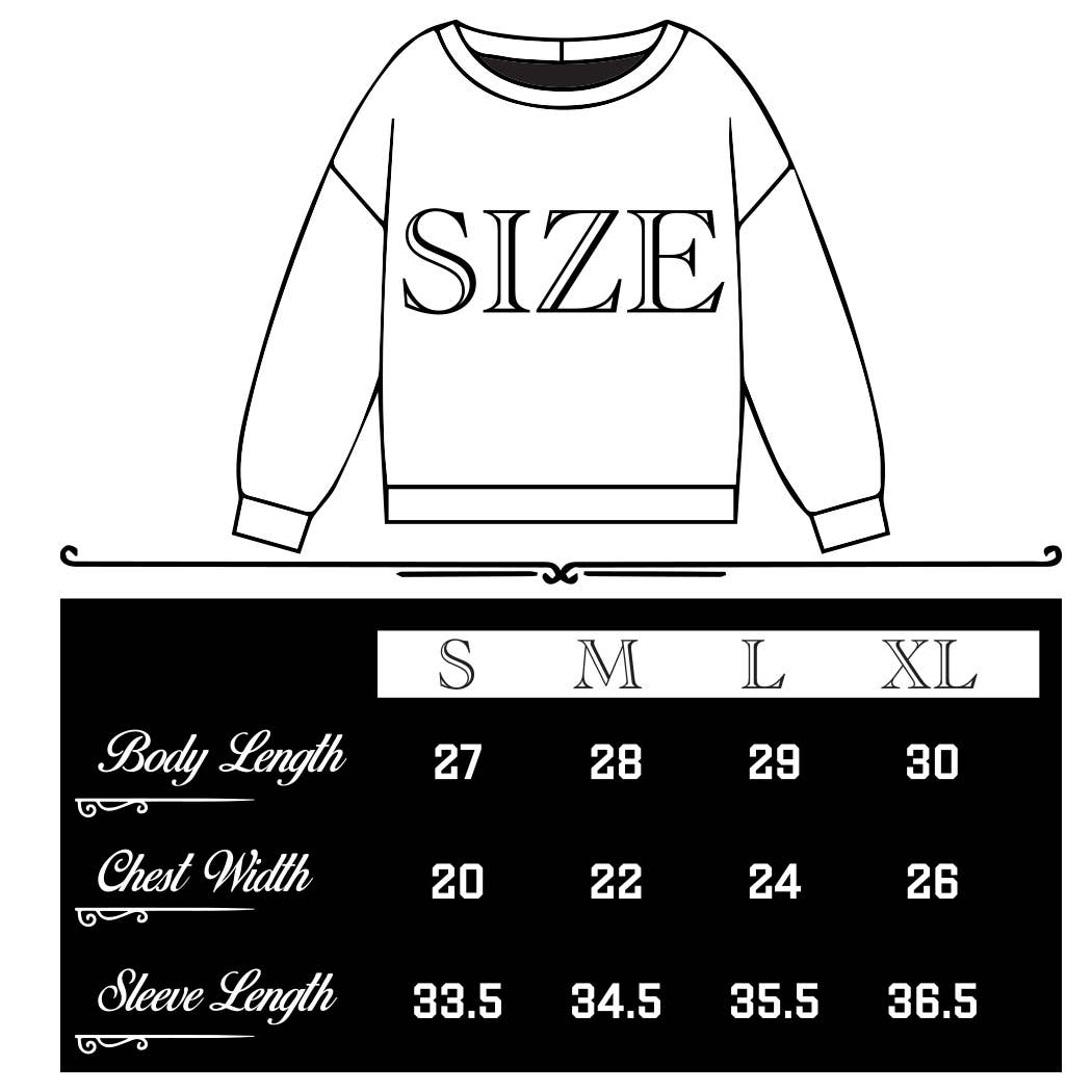 MAKE HEAVEN CROWDED Embroidered Sweatshirt