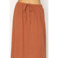 Linen Midi Skirt