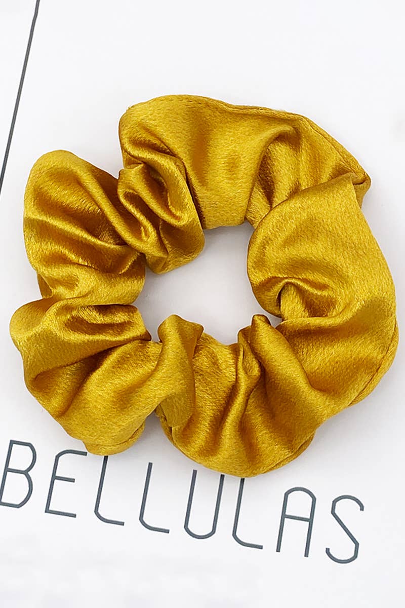 Minimalist solid color scrunchie