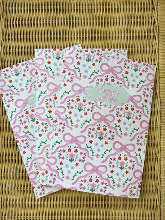 Bows and Flowers Sermon Notes