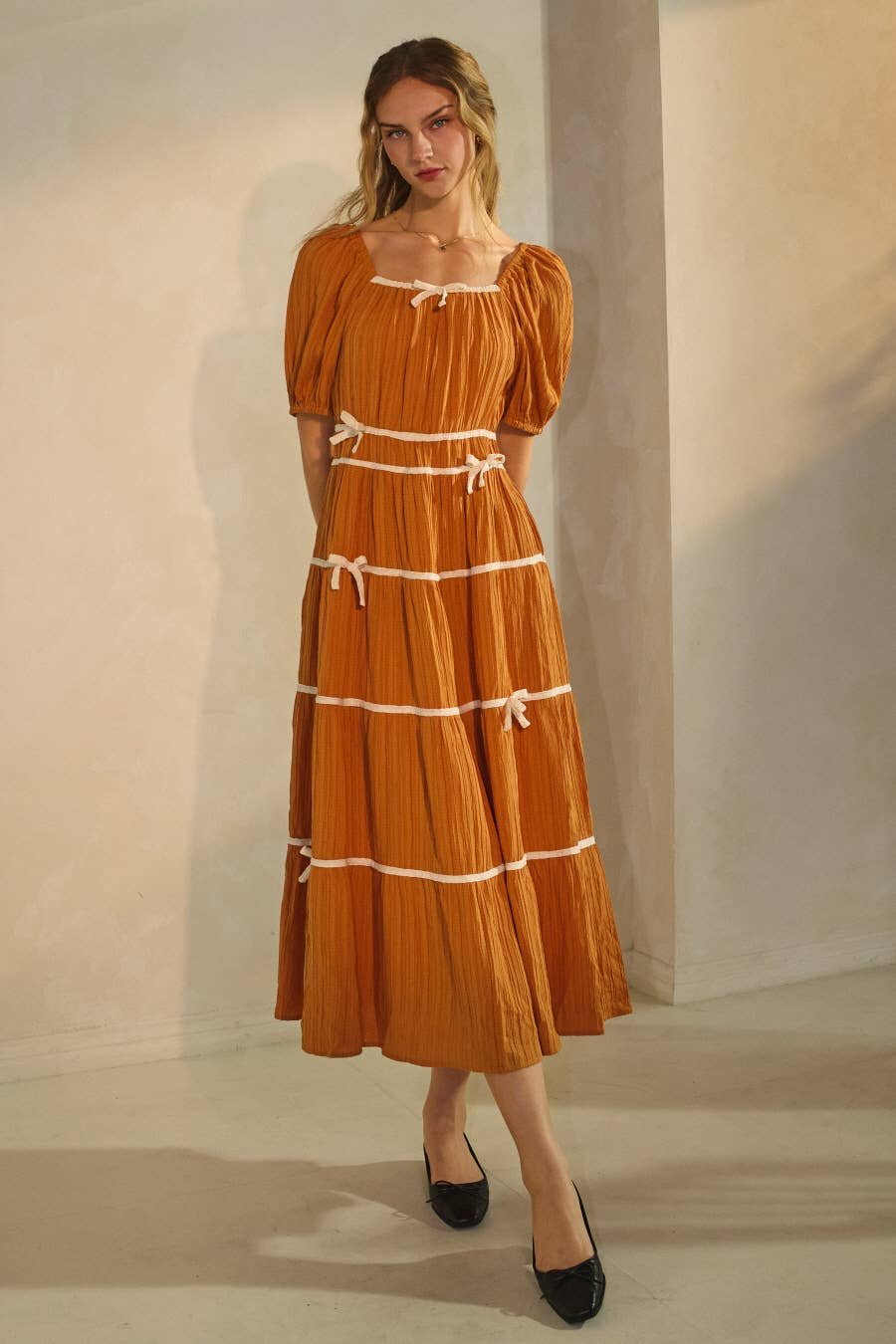 Golden Hour Orchard Dress