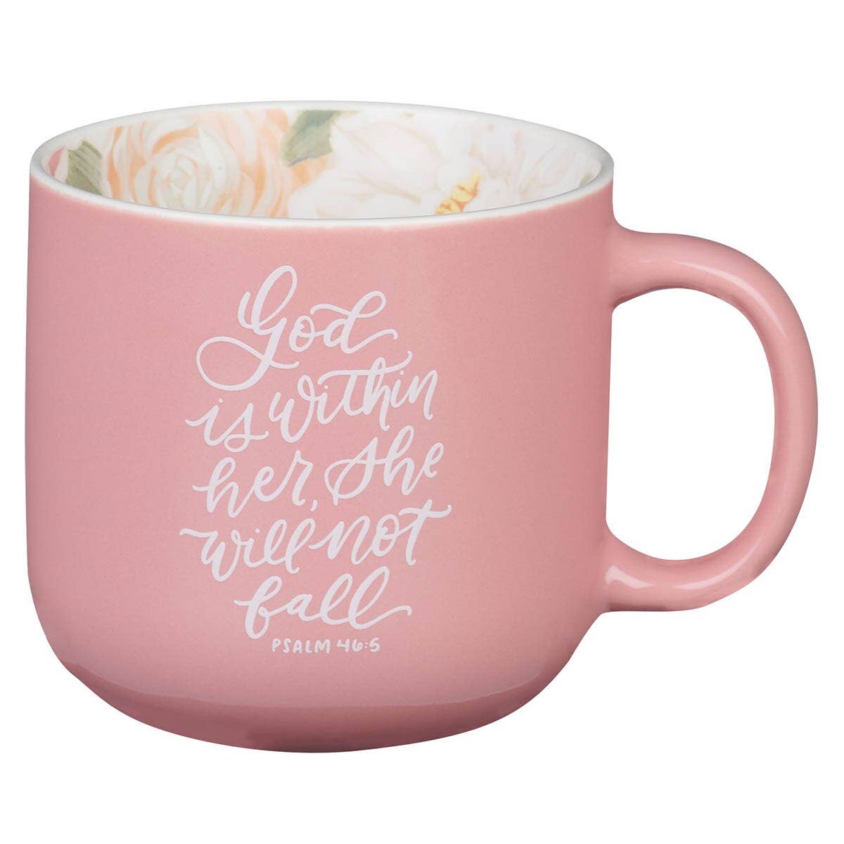 Psalm 46:5 Floral Mug