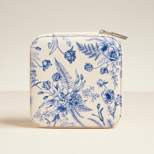 Blue Blossom Jewelry/Trinket Box