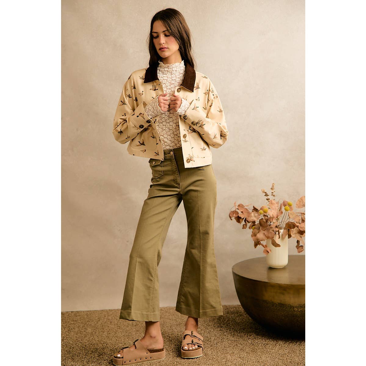 Mallard Duck Print Jacket