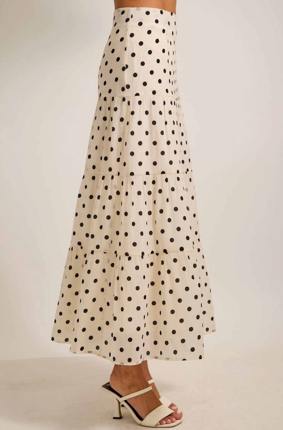 Lila Dot Maxi Skirt