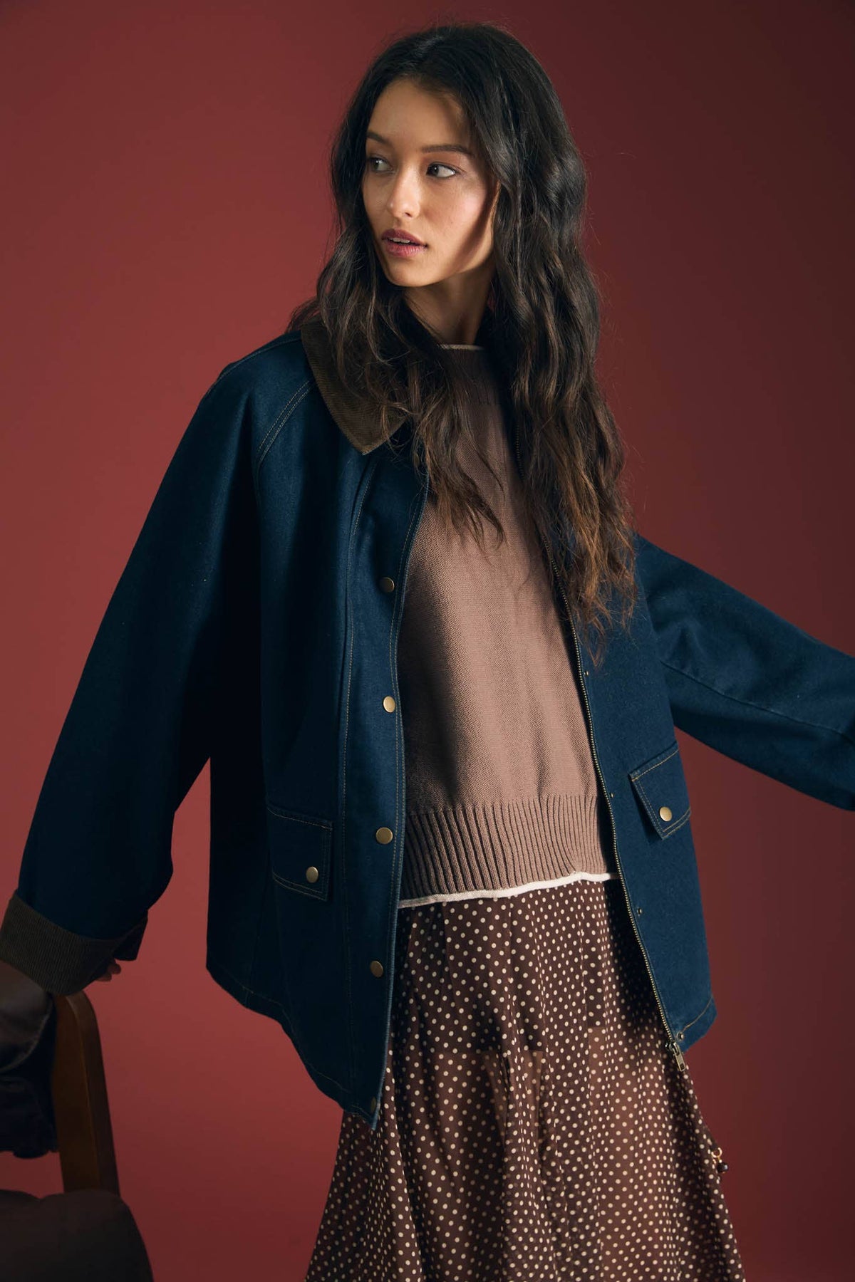 Corduroy Dream Denim Jacket