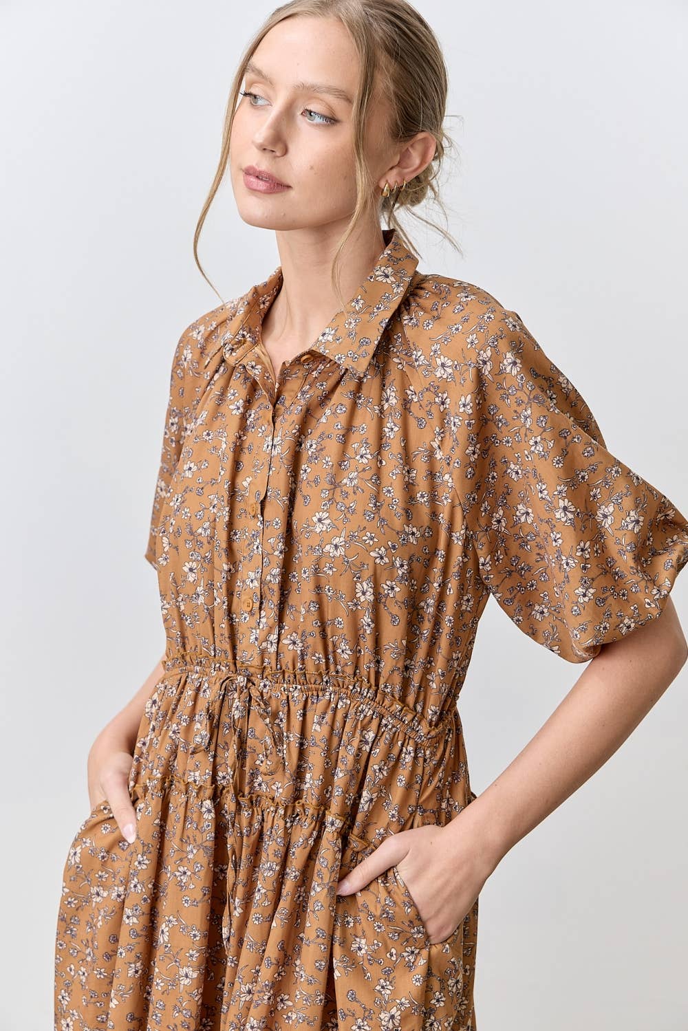 Lucille Floral Midi Dress