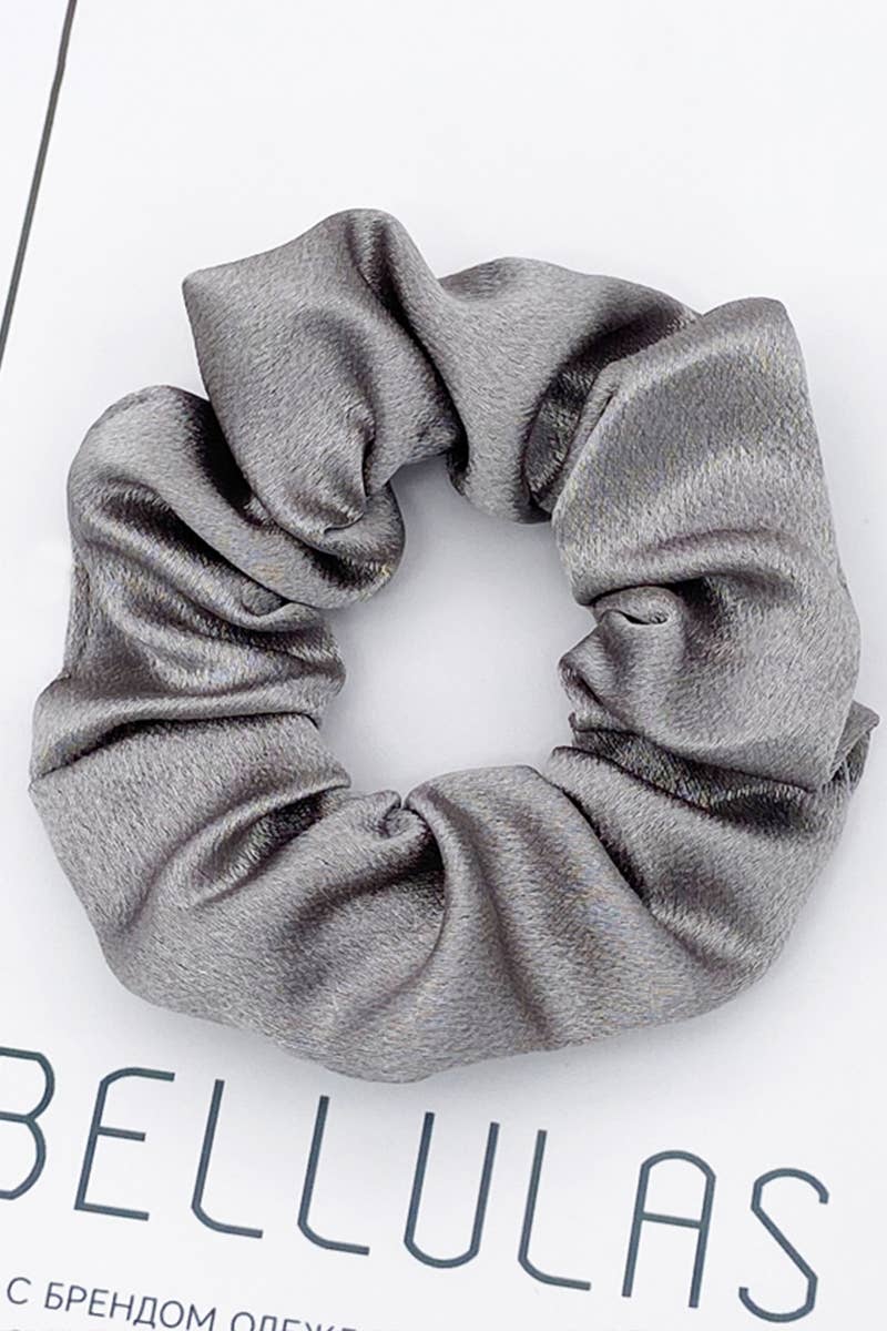 Minimalist solid color scrunchie