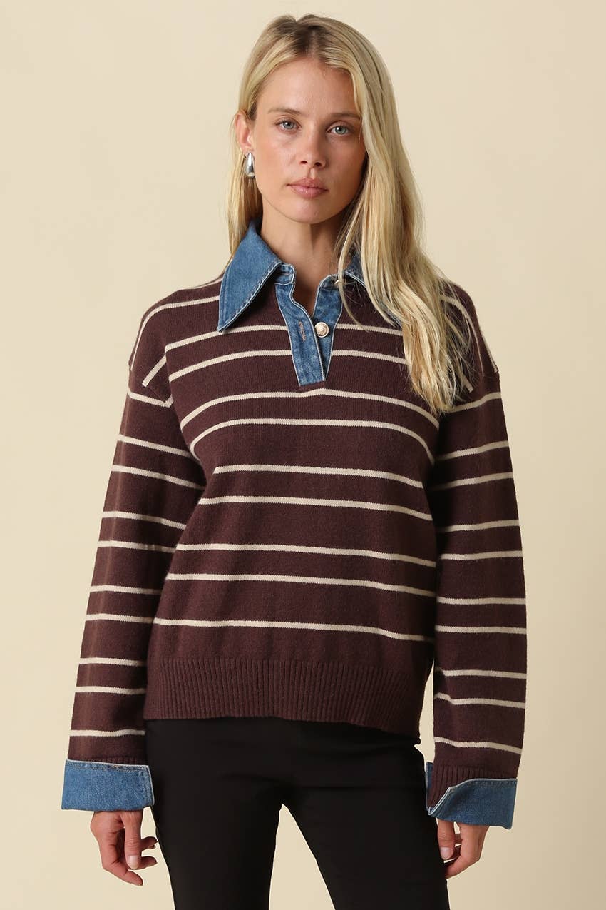 Hadley Striped Layered Sweater