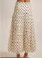 Lila Dot Maxi Skirt