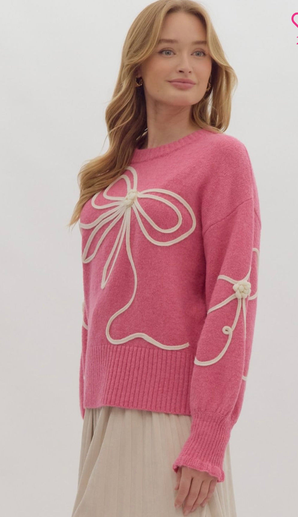 Bow Knit Sweater