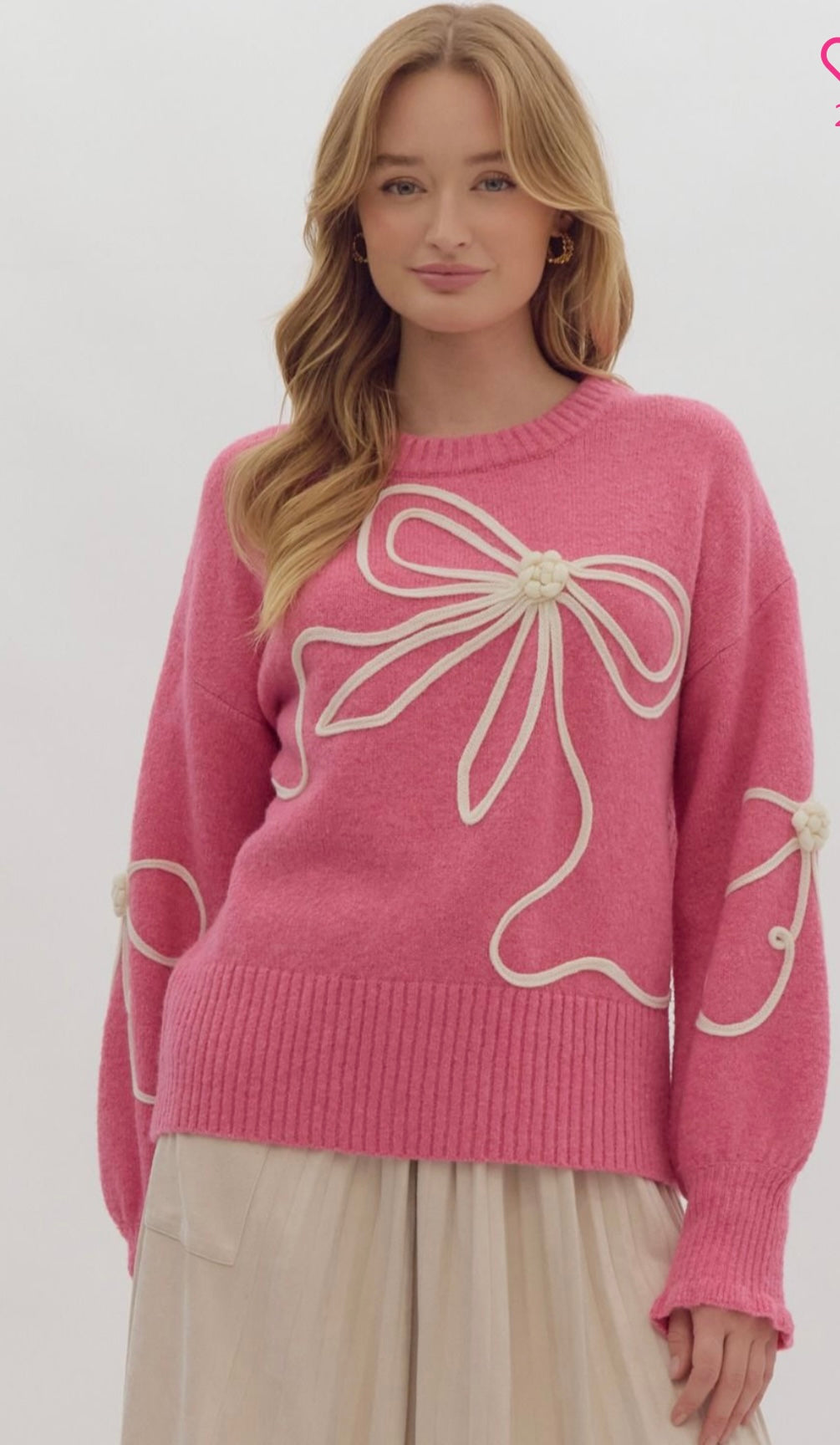 Bow Knit Sweater