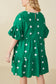 Blossom Hour Embroidered Puff Sleeve Dress