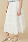 Prairie Bloom Tiered Textured Skirt