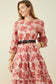 Antique Floral Cuff Dress