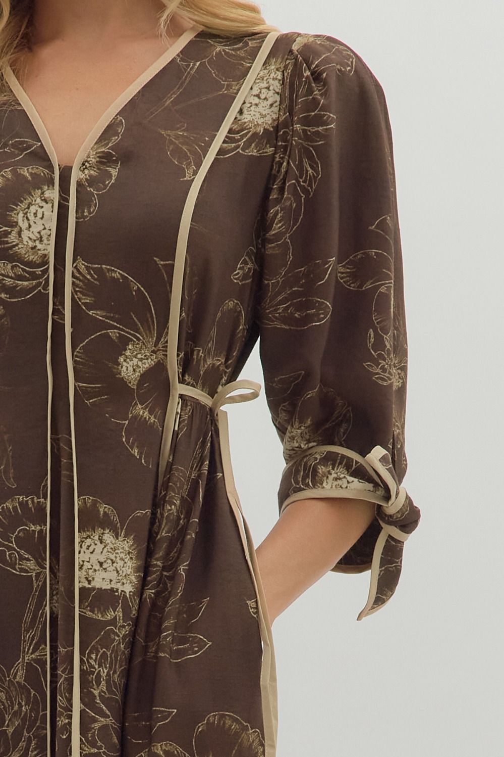 Botanical Bloom Midi Dress