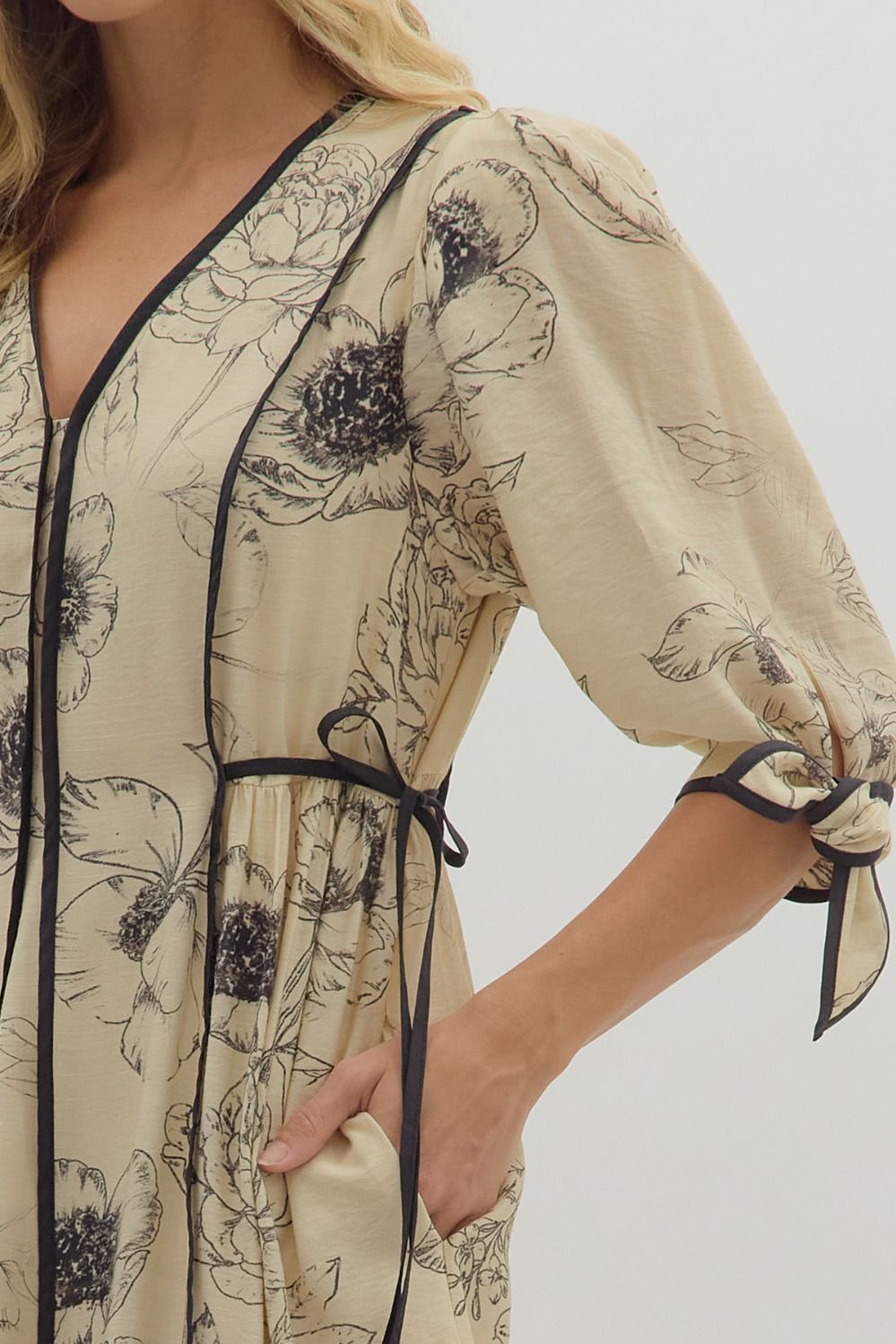 Botanical Bloom Midi Dress