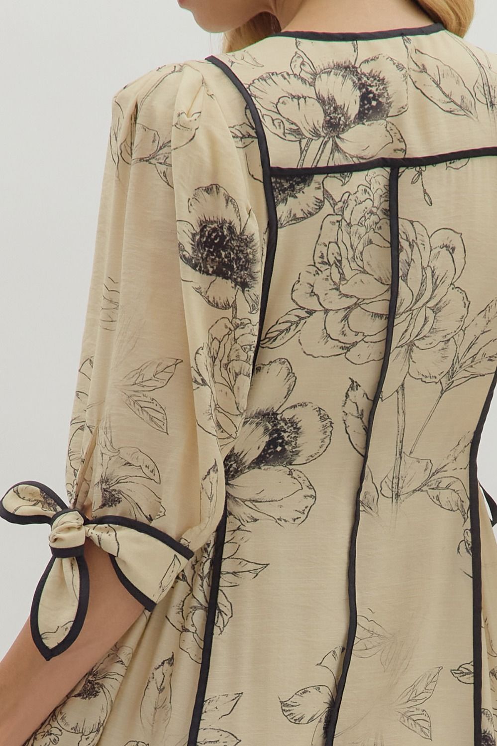 Botanical Bloom Midi Dress