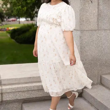 Cari Floral Smocked Dress