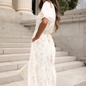 Cari Floral Smocked Dress