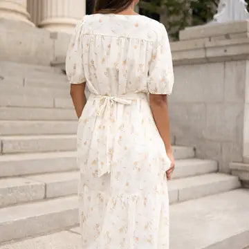 Cari Floral Smocked Dress