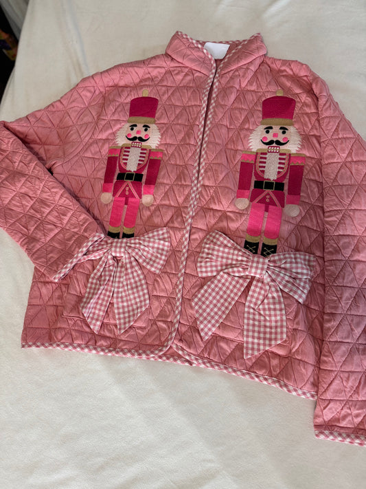 Pink Nutcracker Quilted Jacket