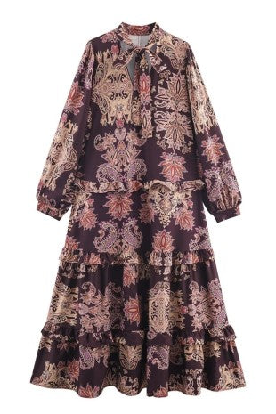 Gabrielle Ruffle Maxi Dress