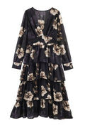 Gaby Ruffle Maxi Dress