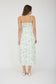 Watercolor Bloom Midi Dress
