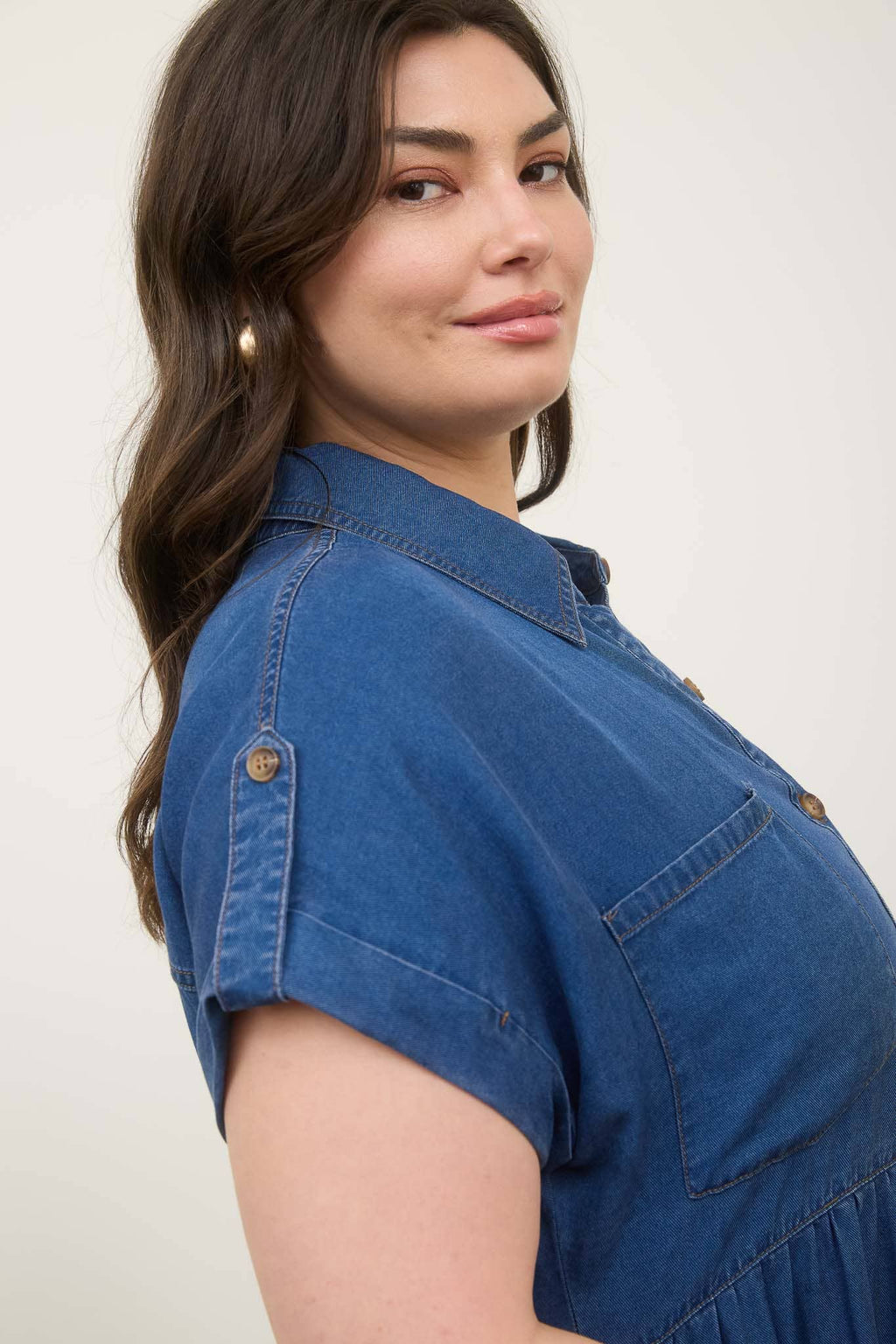 Harper Chambray Dress