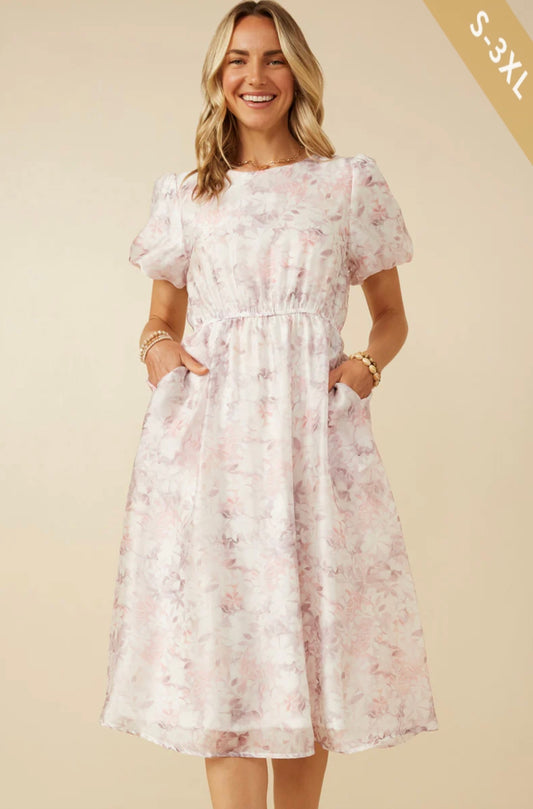 Camilla Floral Organza Dress