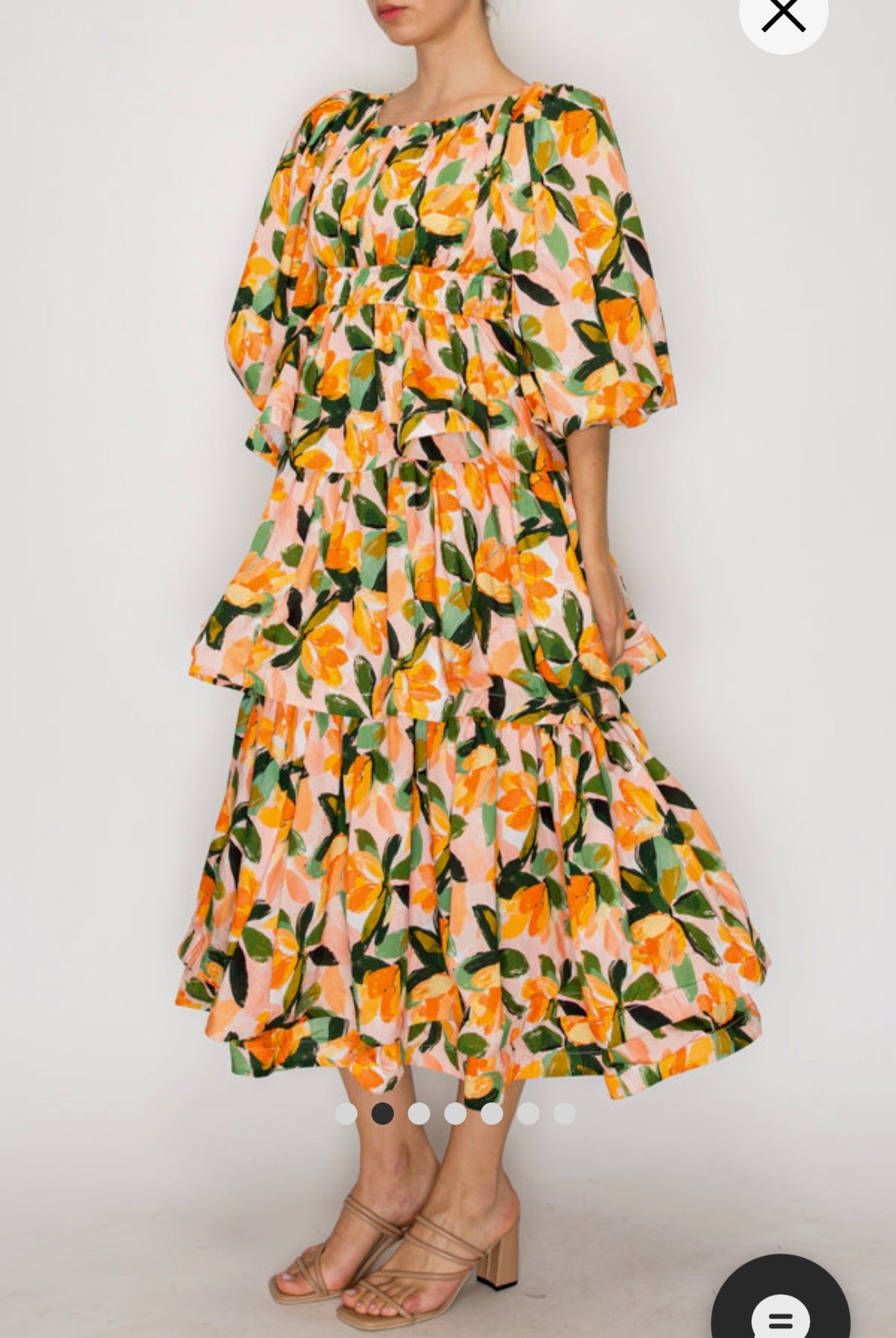 Flora Cascade Dress