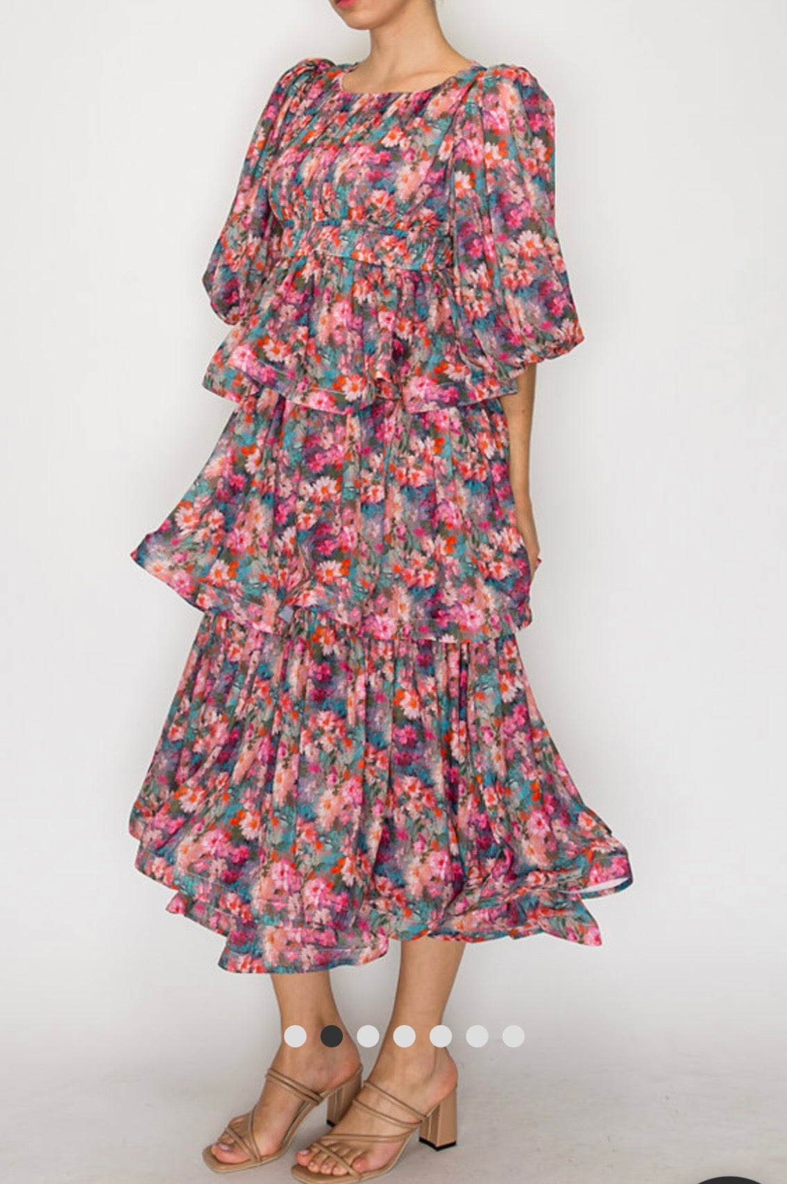 Flora Cascade Dress