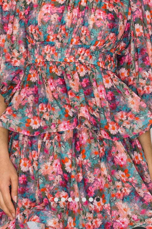 Flora Cascade Dress