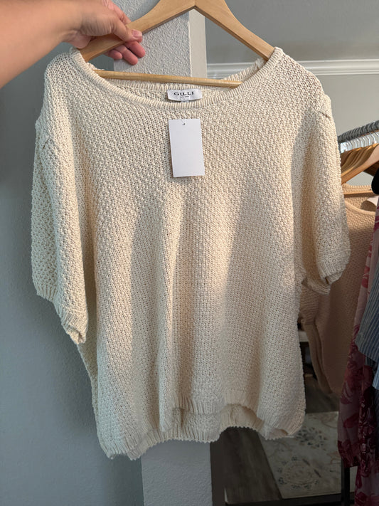 Knit Crochet Blouse