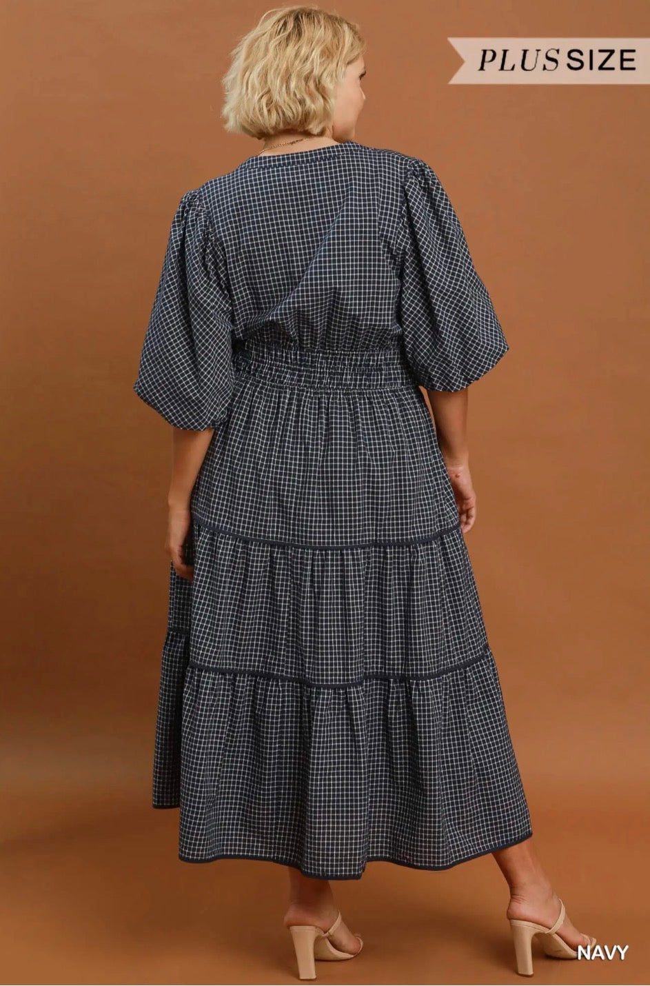 Joanna Smocked Waist Tiered Midi Dress