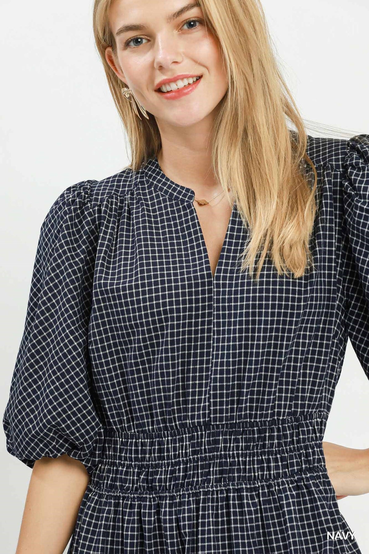 Joanna Smocked Waist Tiered Midi Dress