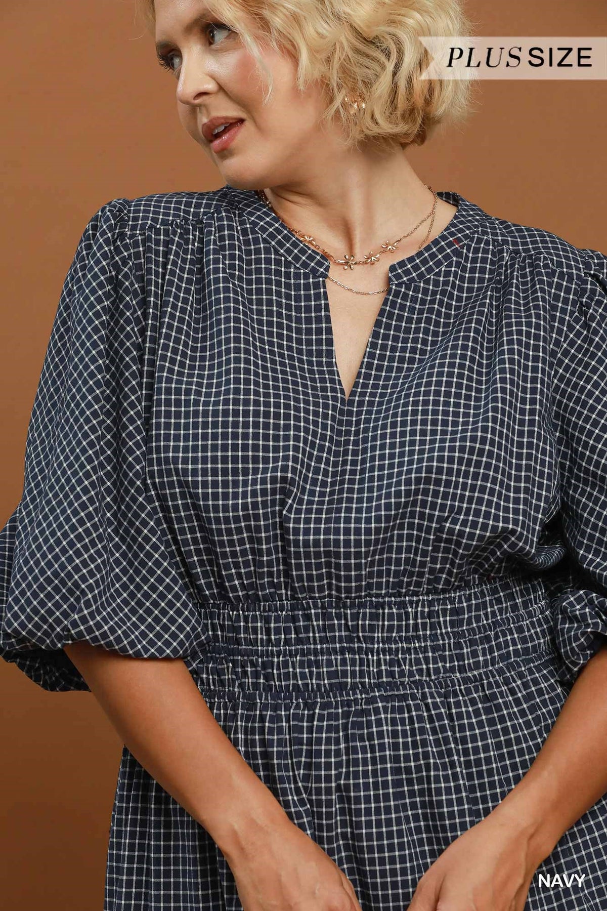 Joanna Smocked Waist Tiered Midi Dress