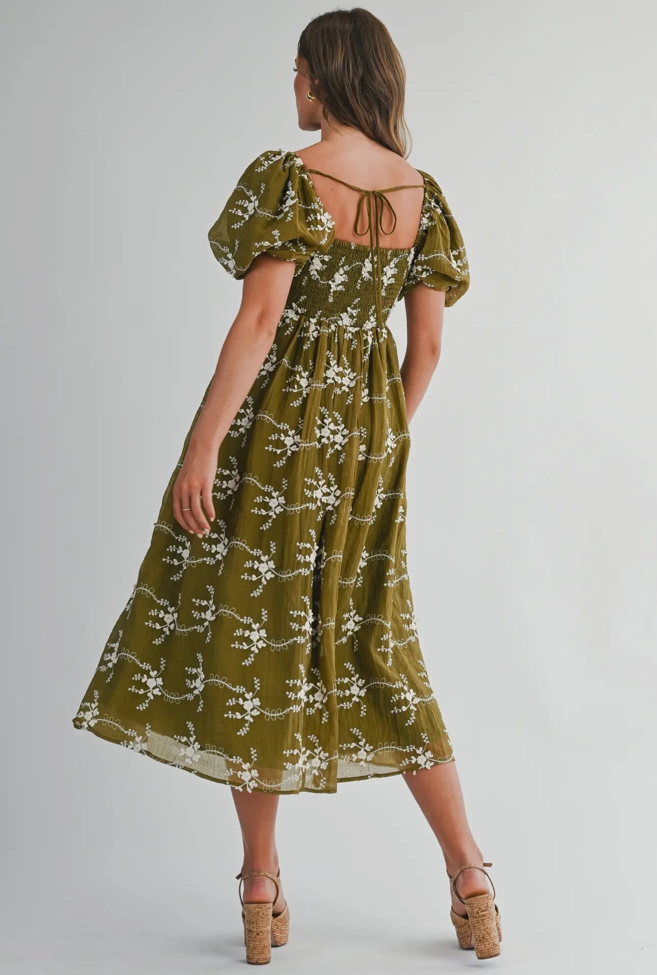 Terra Amour Embroidered Dress