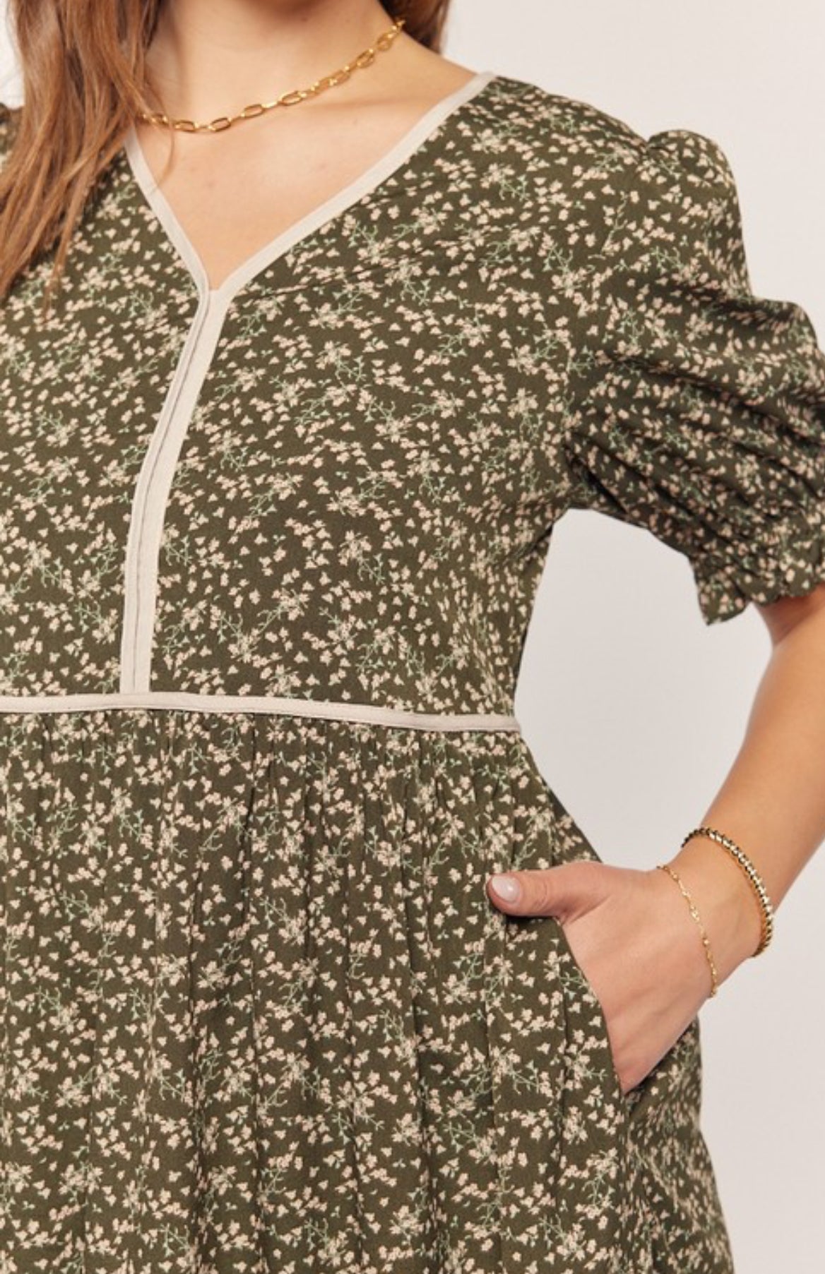 Olive Serenade Dress