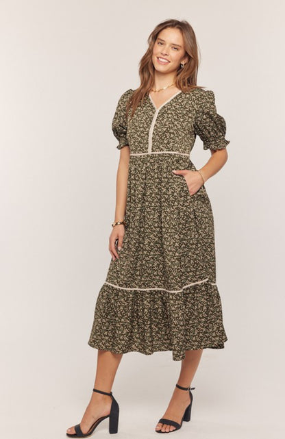 Olive Serenade Dress
